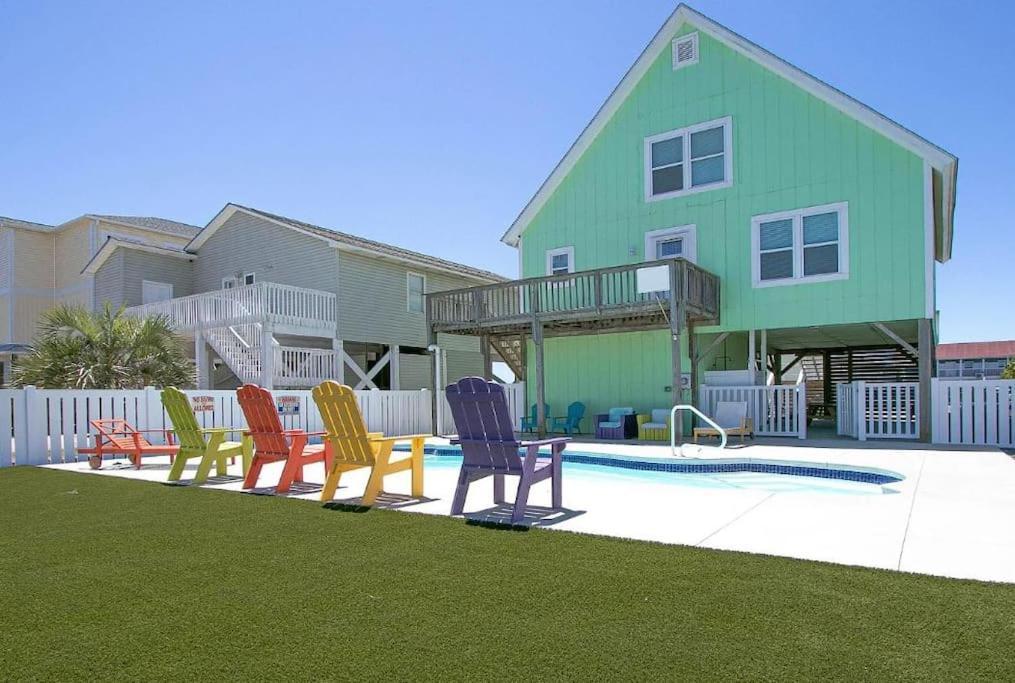 Pool Haven Ocean View Villa Oak Island Exterior photo